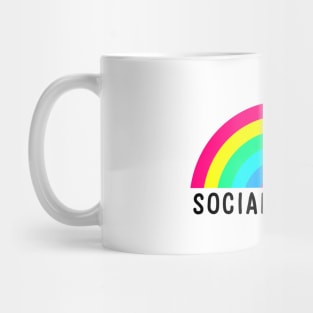 Social Anxiety Rainbow Mug